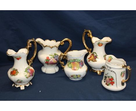 A selection of ceramic jugs 