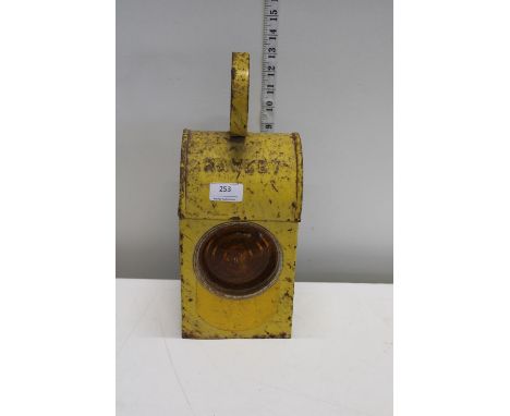 A vintage Hawley road lamp 