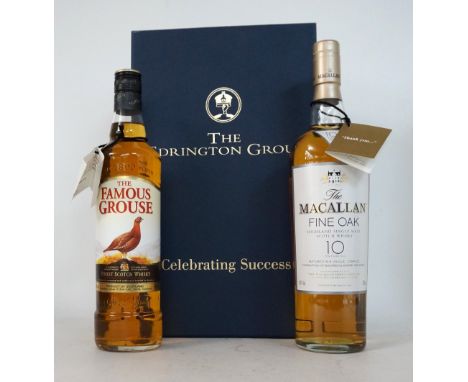 MACALLAN 10YO & FAMOUS GROUSE
Presented to staff of the Edrington Group to celebrate the shipping of 3 million cases of Famou