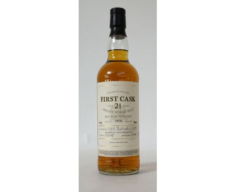 FIRST CASK 21YO - HIGHLAND PARK
A rare single cask bottling of Highland Park Single Malt Scotch Whisky from Direct Wines Ltd.