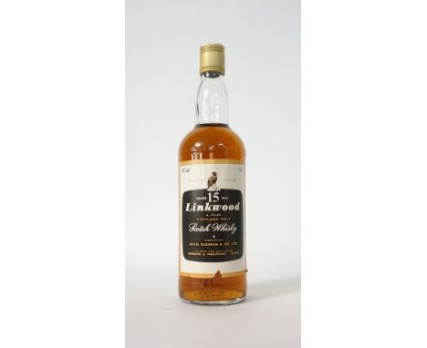 LINKWOOD 15YO - G&M
A 15 year old expression of Linkwood single malt scotch whisky from Gordon & MacPhail.  75cl.  40% abv.  
