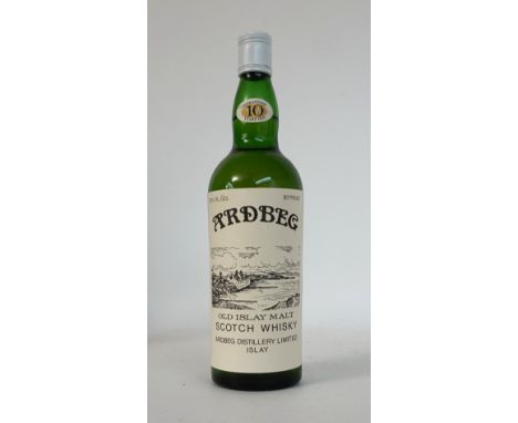 ARDBEG 10YO CIRCA 1970
This is how ARDBEG bottles used to look before they got all professional.  ARDBEG 10 YEAR OLD Single M
