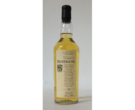 ROSEBANK 12YO - FLORA & FAUNA
The Camelon Rose is depicted on the label of this whisky from this silent distillery.  ROSEBANK