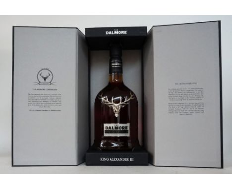 DALMORE KING ALEXANDER III
A bottle of Single Malt Scotch Whisky from Dalmore distillery which celebrates the painting "The D