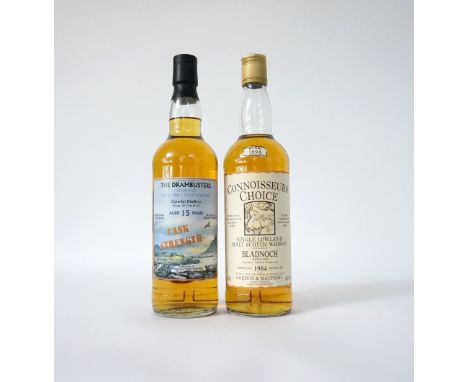 BLADNOCH 1984 & CLYNELISH 15YO
A bottle of BLADNOCH 1984 CONNOISSEURS CHOICE single malt scotch whisky.  70cl.  40% abv.  Bot