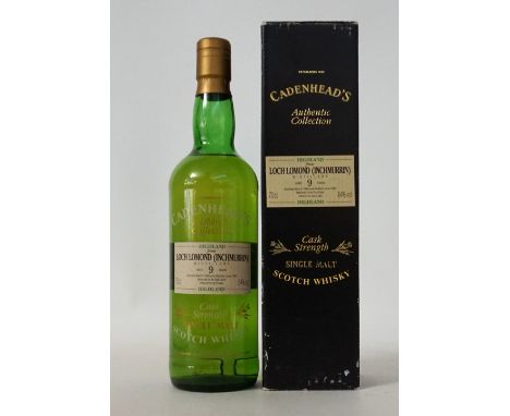 LOCH LOMOND (INCHMURRIN) - CADENHEAD'S
A 9 year old Single Malt Scotch Whisky from Cadenhead's Authentic Collection distilled