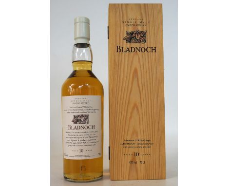 BLADNOCH 10YO  FLORA & FAUNA - 1ST EDITION
A rare example of the Bladnoch Flora & Fauna 10 Year Old Single Malt Scotch Whisky