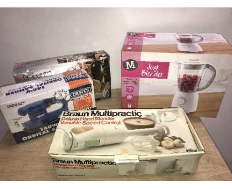 ELECTRIC SANDER HAND & JUG BLENDER & WARMER