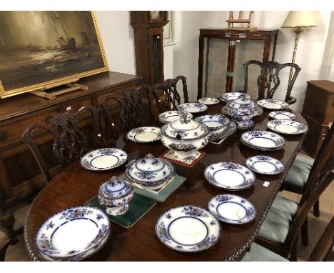 ANTIQUE DINNER WARE ASHWORTH BROS HANLEY (31) (DAM)