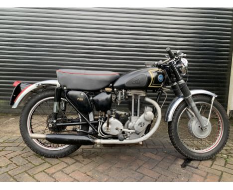 1954 AJS 347cc 18S/16S Registration no. 415 XVJ (see text)Frame no. A16060Engine no. 54/16MS 21121This AJS was constructed by