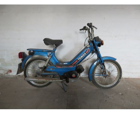 Offered from the Collection of the Late Peter McManus c.1984 Tomos 49cc A3K Automatic MopedRegistration no. B54 GUYFrame no. 