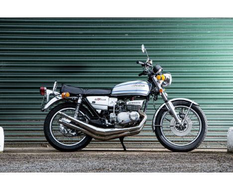 1977 Suzuki GT380Registration no. UGW 269SFrame no. 94697Engine no. 107588Suzuki joined the superbike club in 1971 with the l