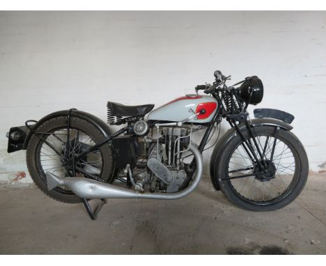 Offered from the Collection of the Late Peter McManus 1931 New Imperial 245cc Model 9Registration no. WJ 868Frame no. 14385 1