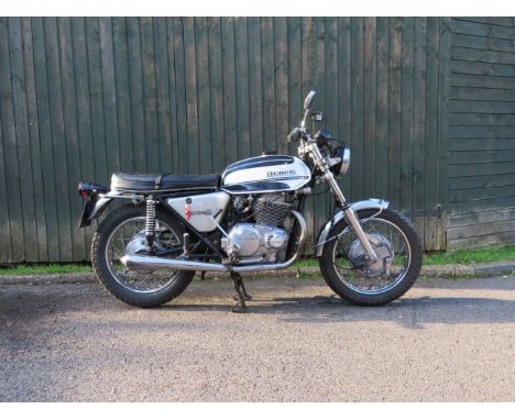 1972 Benelli Tornado 650SRegistration no. KGV 101KFrame no. EA 5680Engine no. 5887Best remembered for its racing fours and ro