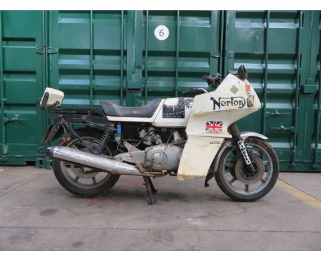 Property of a deceased's estate 1984 Norton 588cc Interpol ProjectRegistration no. A268 VUVFrame no. 3093Engine no. SX0118 (s