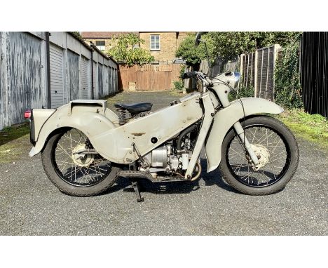 1964 Velocette 192cc LE MkIIIRegistration no. DGU 697BFrame no. 6698/3Engine no. 6698/34Launched in 1948, as the 'motorcycle 