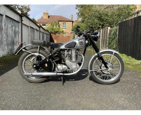 1952/51 BSA 349cc Gold StarRegistration no. NUO 976Frame no. ZB32S 4453Engine no. ZB32 GS 3238Post-WW2, the Gold Star did not