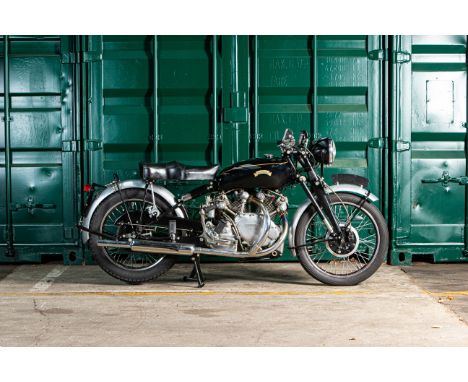 Property of a deceased's estate 1951 Vincent 998cc Series-C Rapide Registration no. NRL 565Frame no. RC6558 (see text) Rear f