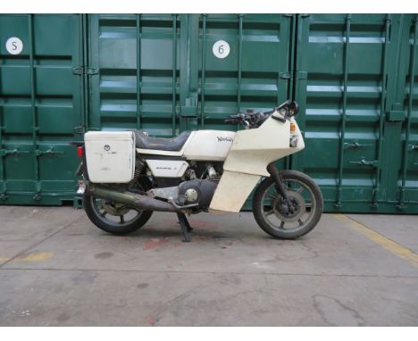 Property of a deceased's estate 1984 Norton 588cc Interpol ProjectRegistration no. not registeredFrame no. 3091Engine no. 309