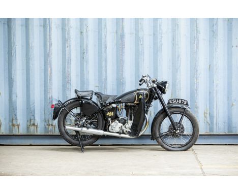1948 AJS 497cc Model 18Registration no. ESU 875 (see text)Frame no. 28301Engine no. 48/18 6923 BAssociated Motor Cycles annou