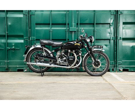 Property of a deceased's estate 1951 Vincent 998cc Series C Black ShadowRegistration no. UNO 187Frame no. RC/9824/BC Rear Fra