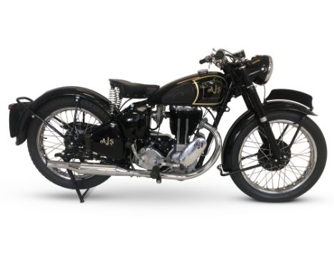 Offered from the National Motorcycle Museum Collection 1950 AJS 497cc Model 18Registration no. 770 UYNFrame no. 58667Engine n