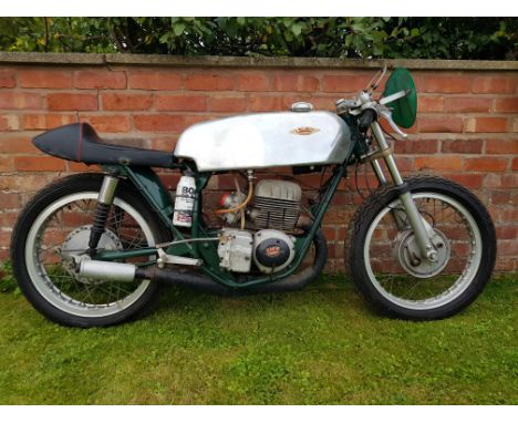 c.1965 DMW 247cc Hornet Racing MotorcycleFrame no. 2H00Engine no. 2225H P2078 S1552:9DMW was established by Leslie Dawson jus