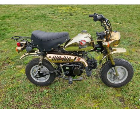 1996 Honda 49cc Z50J Gold Limited Edition 'Monkey Bike'Registration no. not registeredFrame no. Z50J-2302685Engine no. Z50JE-