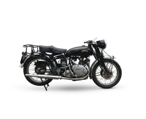 1950 Vincent 499cc MeteorRegistration no. MKP 267Frame no. R/1/5408 Rear frame no. R/1/5408Engine no. F5AB/2/3508 (see text)T