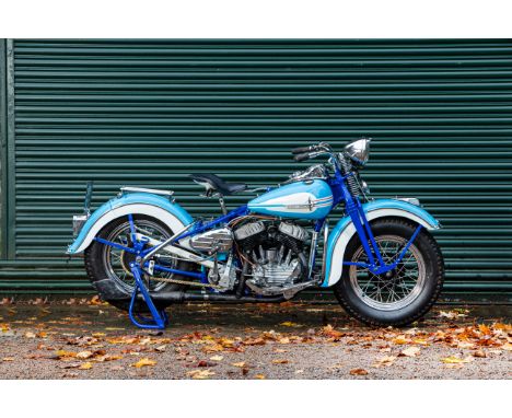 1942 Harley-Davidson 739cc WLARegistration no. BSL 627Frame no. WLA56610Engine no. 42WLA56610•Ex-military machine•UK register