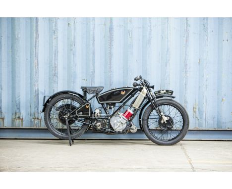 1929 Scott 596cc Super SquirrelRegistration no. VM 7904Frame no. 2754Engine no. Y2031AAlfred Angas Scott's experiments with t