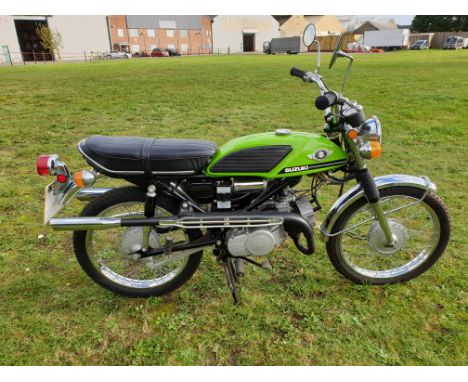 1970 Suzuki T125 StingerRegistration no. EHJ 621HFrame no. T125-113814Engine no. T125-114093In 1969 Suzuki replaced its exist