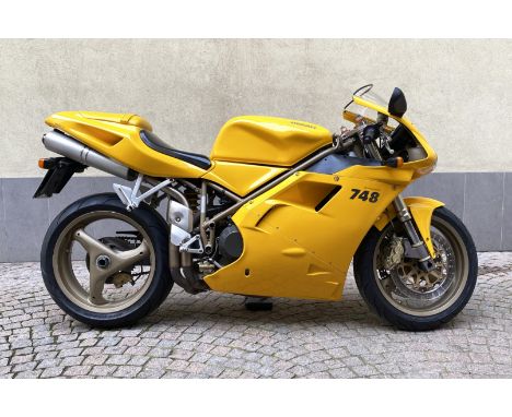 1999 Ducati 748 BipostoRegistration no. not UK registeredFrame no. ZDM748S009717Engine no. ZDM748W4009814'Baby brother' of th