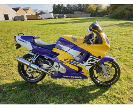 1998 Honda CBR600F3Registration no. N451 KKHFrame no. JH2PC2502TM501048Engine no. to be advisedAlthough Kawasaki can be said 