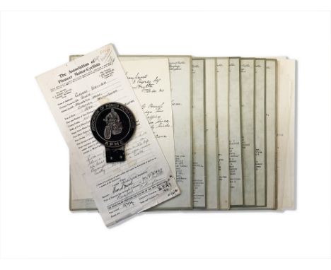 A fascinating and significant archive of original paperwork relating to George Brough's Association of Pioneer Motorcyclists 
