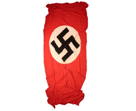 A LARGE WWII GERMAN NAZI BANNER circa 1940's