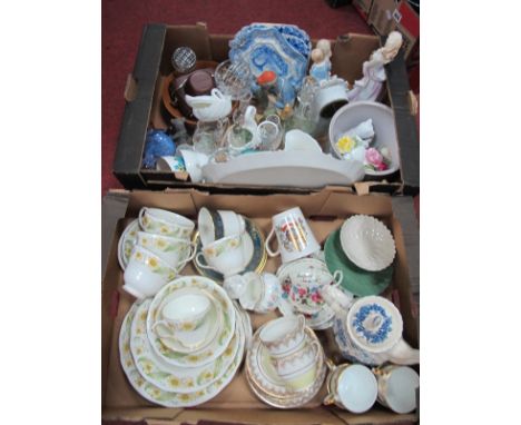 Duchess, Imperial, Doulton 'Carlyle' Other Tea Ware, ceramics, clock, camera, etc:- Two Boxes