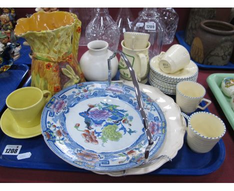 Burleigh Art Deco Rabbit by Wheat Jug, Poole, Ducal, etc:- One Tray.