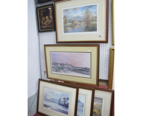 K Baggaley, Bakewell and Haddon Hall Limited Edition Prints, signed, 23.5 x 34cm. Martin Sexton plus two other J. Beddows pri