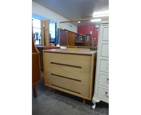 A Stag C-Range light oak dressing chest, by John &amp; Sylvia Reid 