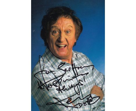 Ken Dodd, Comedian &amp; Singer, 6x4 inch Signed Photo. Good condition. All autographs come with a Certificate of Authenticit