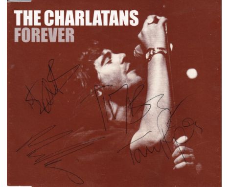 The Charlatans, Chart Topping Band, Signed CD Sleeve. Good condition. All autographs come with a Certificate of Authenticity.