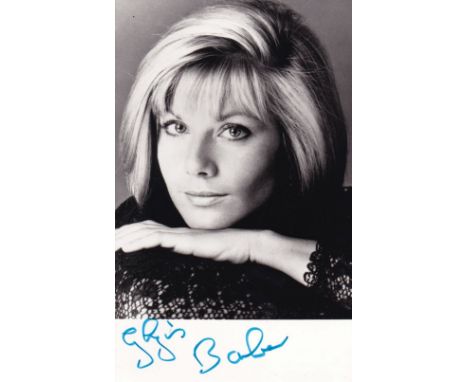 Glynis Barber, Dempsey &amp; Makepeace Actress, 6x4 inch Signed Photo. Good condition. All autographs come with a Certificate