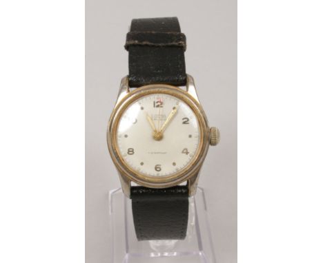 A gentlemans manual Sorna 15 rubis waterproof wristwatch with centre seconds.Condition report intended as a guide only.Runnin