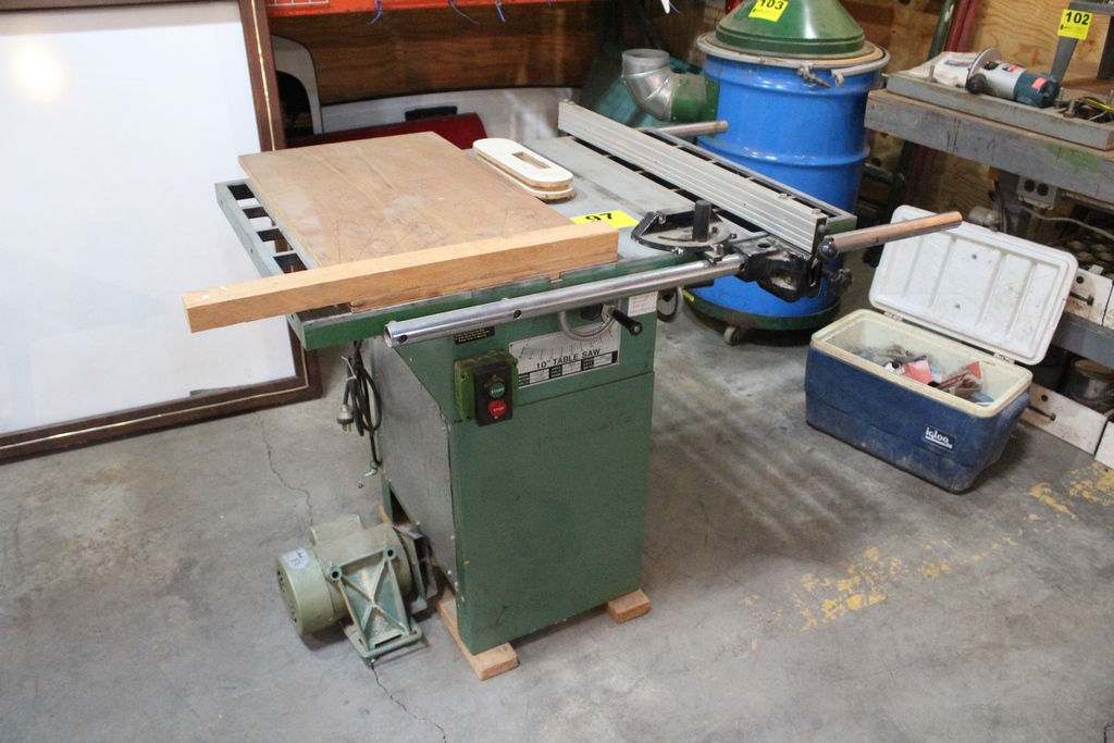 GRIZZLY 10" TABLE SAW MODEL TSC10 SINGLE PHASE