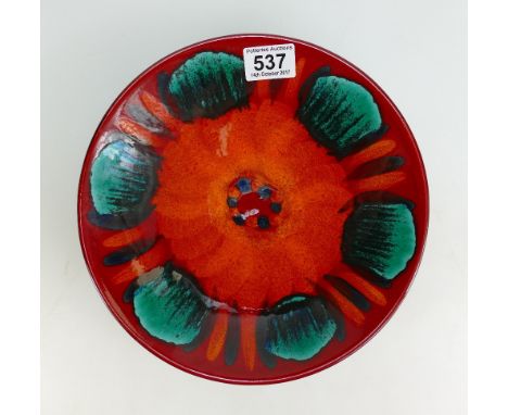 Poole Pottery volcano charger.
