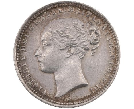 1871 Victoria silver Shilling, die no. 8 (S 3906A). Grade: gVF - good Very Fine.