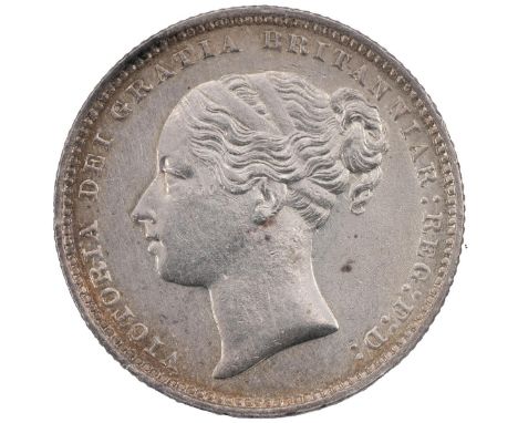 1883 Victoria silver Shilling (S 3907). Grade: EF - Extremely Fine.