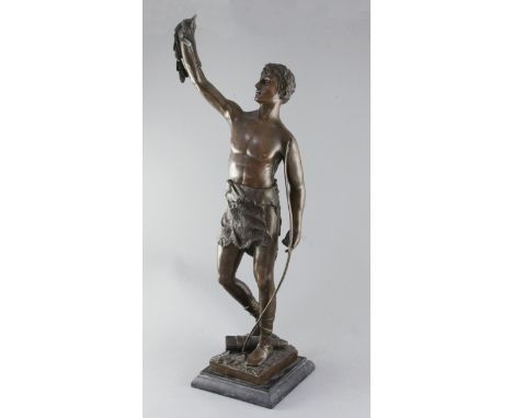 Vainigueuer. A bronze archer