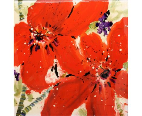 Danielle O'Connor Akiyama (Canadian, b. 1957), 'Journey II'. Limited-edition print. Framed. Image size 76 x 76cm. Condition R